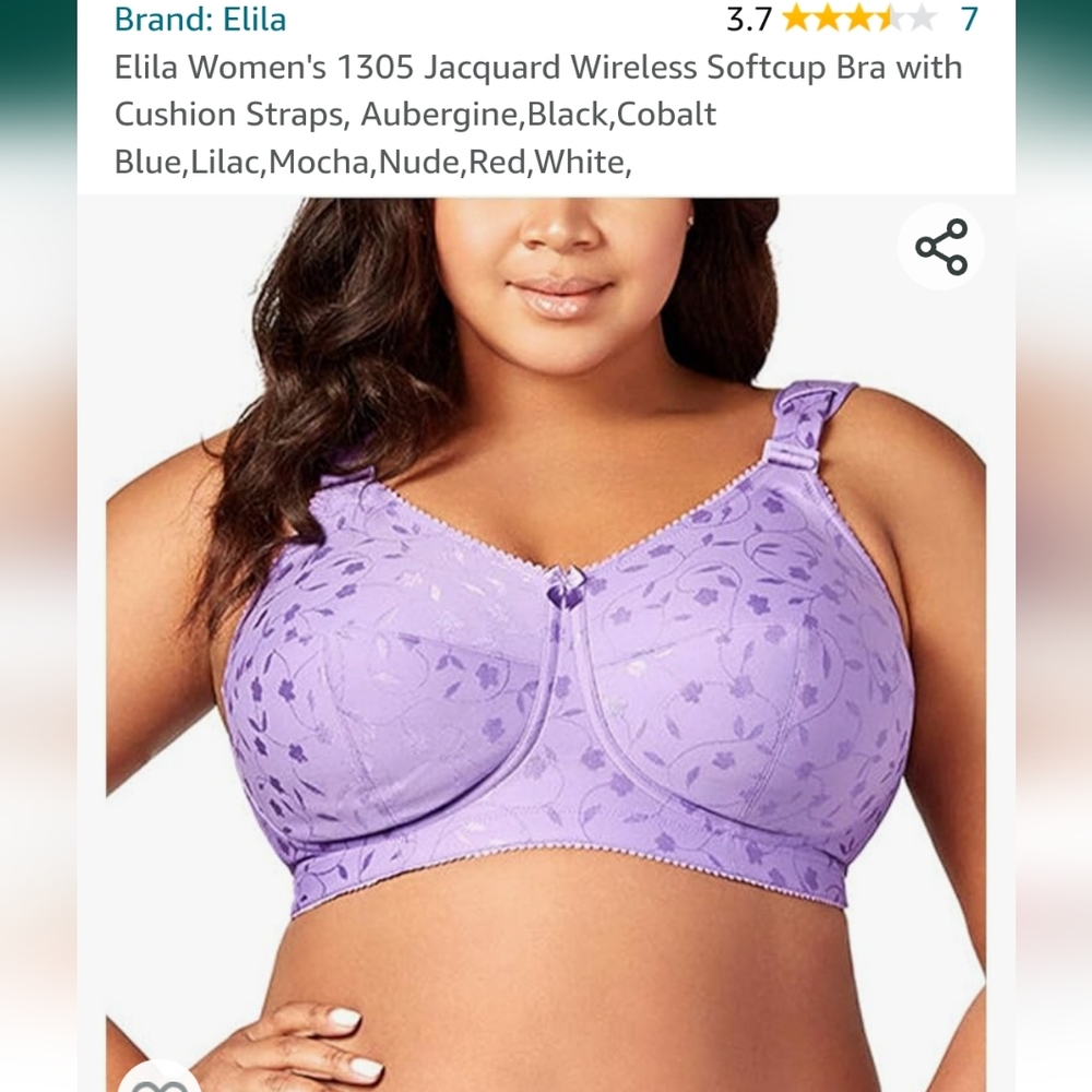 ❤️ Fall ❤️ 38M purple bra, no underwire